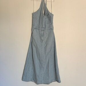Universal Thread Light Blue Strapless denim Dress